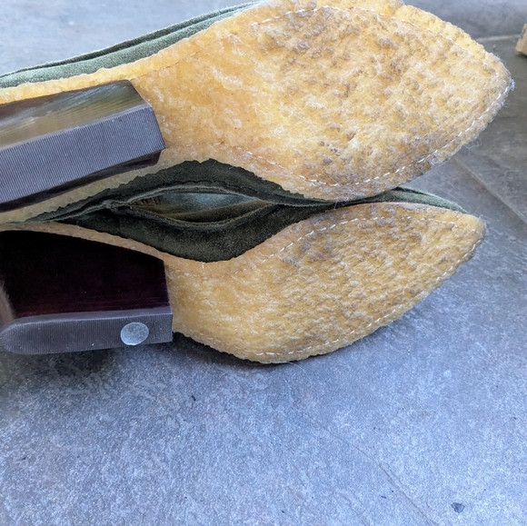 Tory Burch Lila Green Suede Boots Ladies 9M - Picture 4 of 8